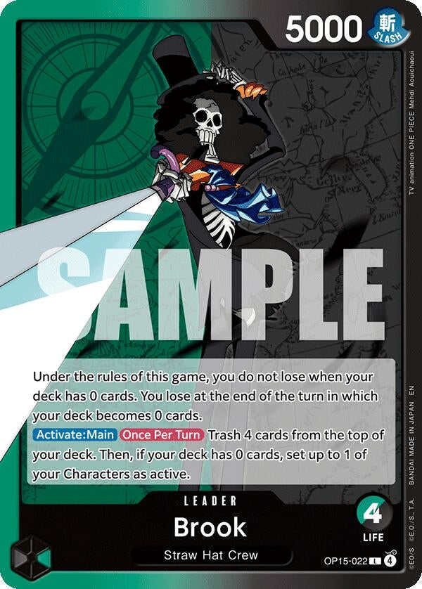 Image for Brook (OP15-022) (OP15-022) (Adventure on Kami's Island) (OP15-EB04) - One Piece Card Game
