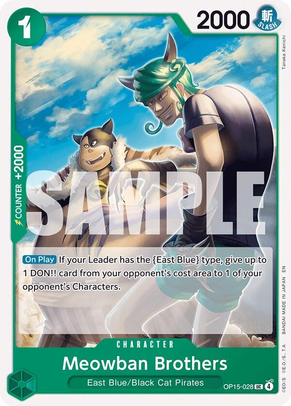 Image for Meowban Brothers (OP15-028) (Adventure on Kami's Island) (OP15-EB04) - One Piece Card Game