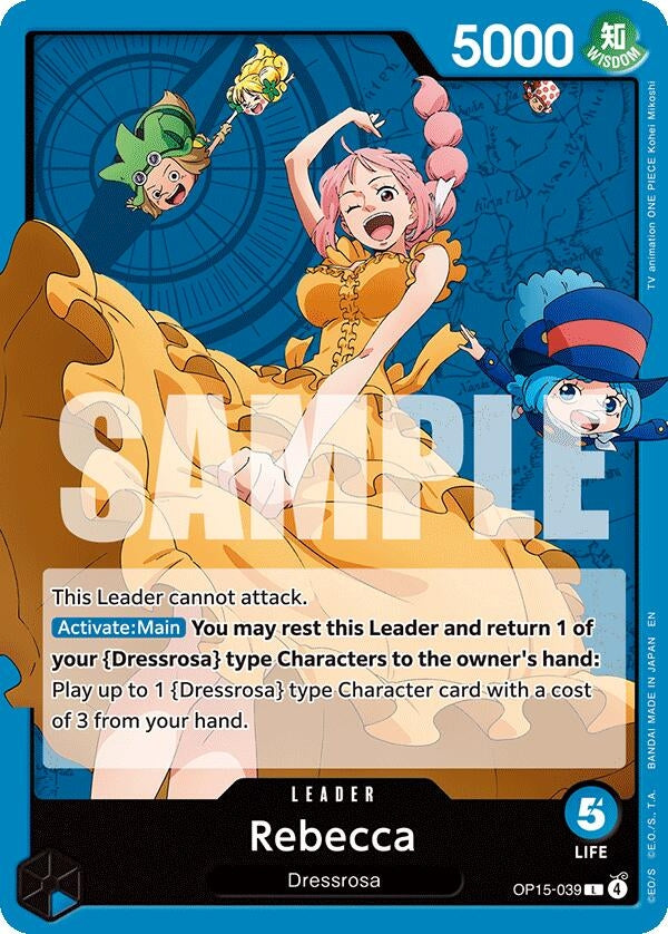 Image for Rebecca (OP15-039) (OP15-039) (Adventure on Kami's Island) (OP15-EB04) - One Piece Card Game
