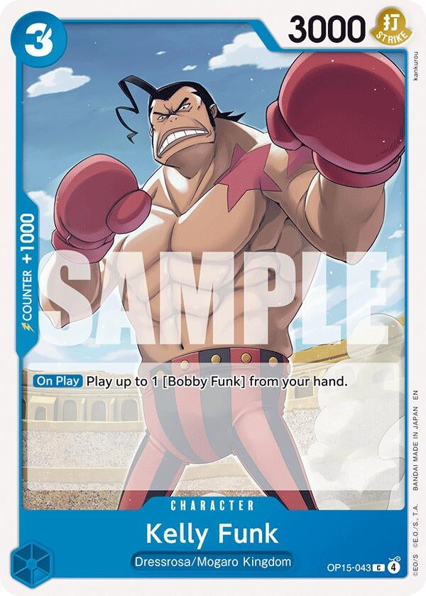 Image for Kelly Funk (OP15-043) (Adventure on Kami's Island) (OP15-EB04) - One Piece Card Game