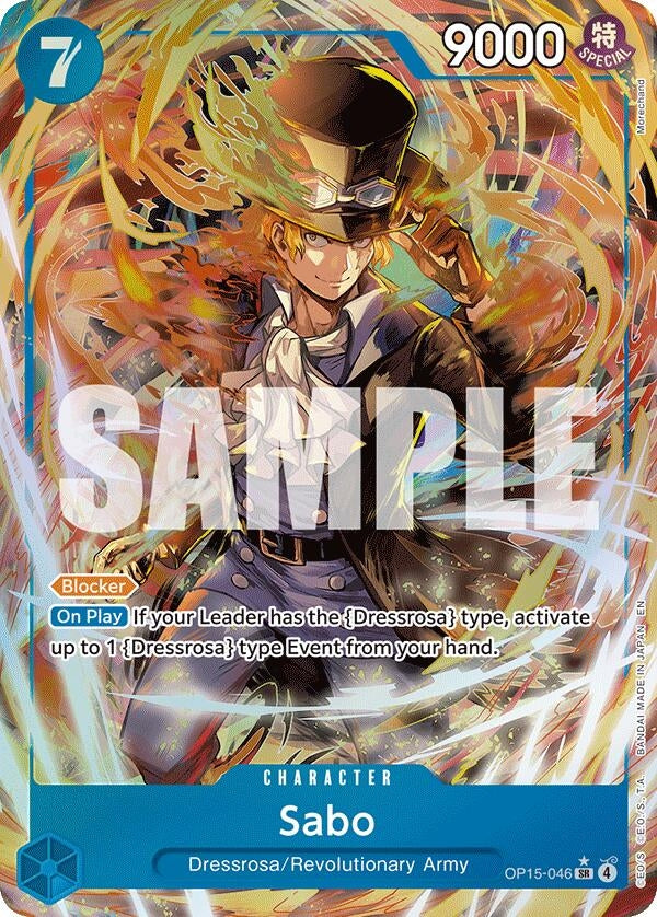 Image for Sabo (Alternate Art) (OP15-046) (Adventure on Kami's Island) (OP15-EB04) - One Piece Card Game