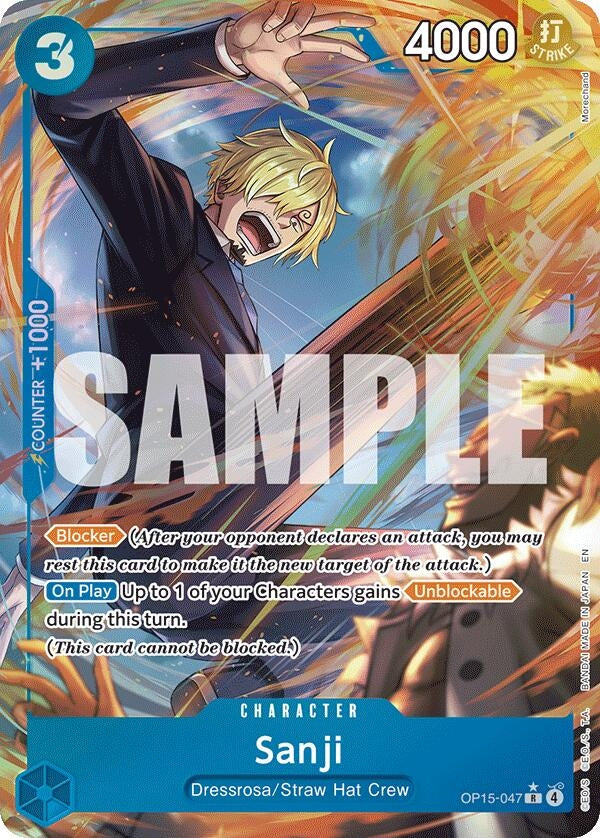 Image for Sanji (OP15-047) (Alternate Art) (OP15-047) (Adventure on Kami's Island) (OP15-EB04) - One Piece Card Game