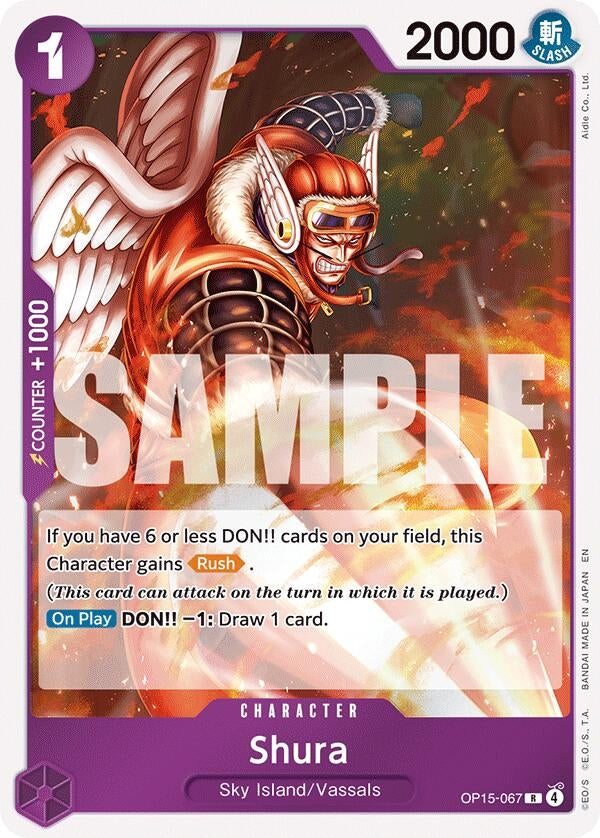Image for Shura (OP15-067) (Adventure on Kami's Island) (OP15-EB04) - One Piece Card Game