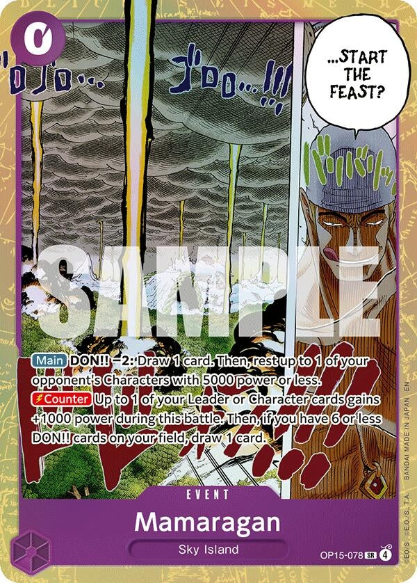 Mamaragan (OP15-078) (Adventure on Kami's Island)