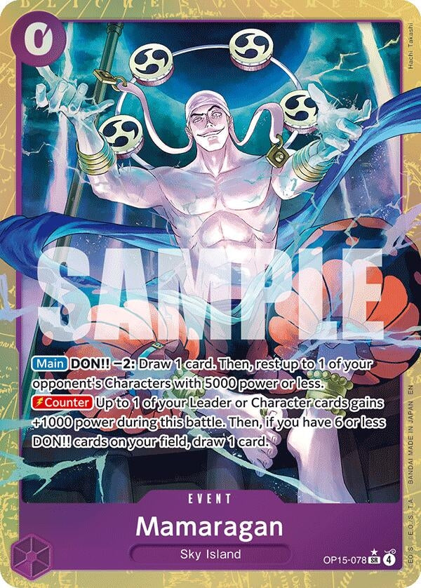 Image for Mamaragan (Alternate Art) (OP15-078) (Adventure on Kami's Island) (OP15-EB04) - One Piece Card Game