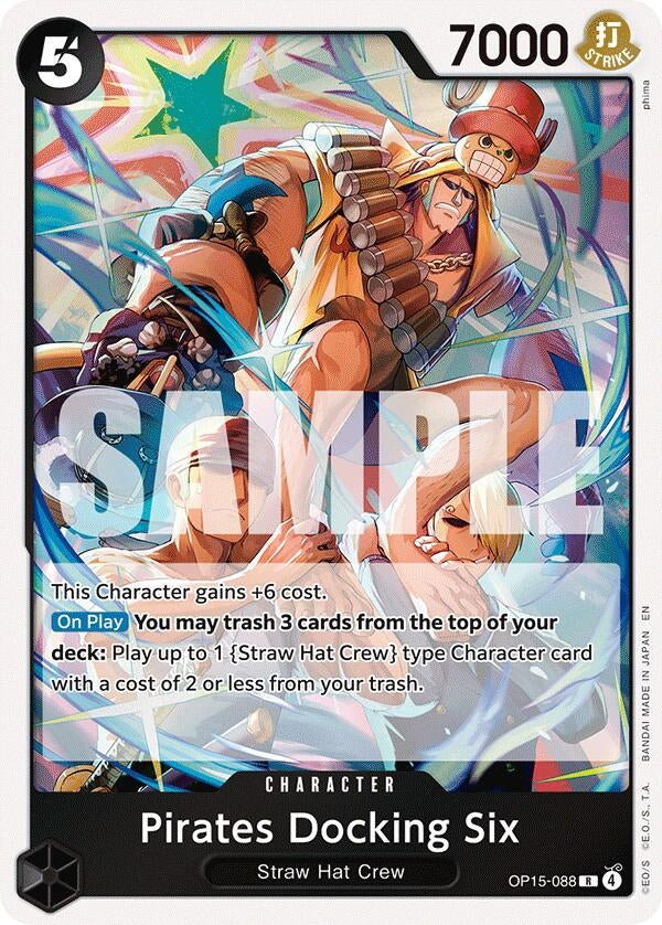 Image for Pirates Docking Six (OP15-088) (Adventure on Kami's Island) (OP15-EB04) - One Piece Card Game