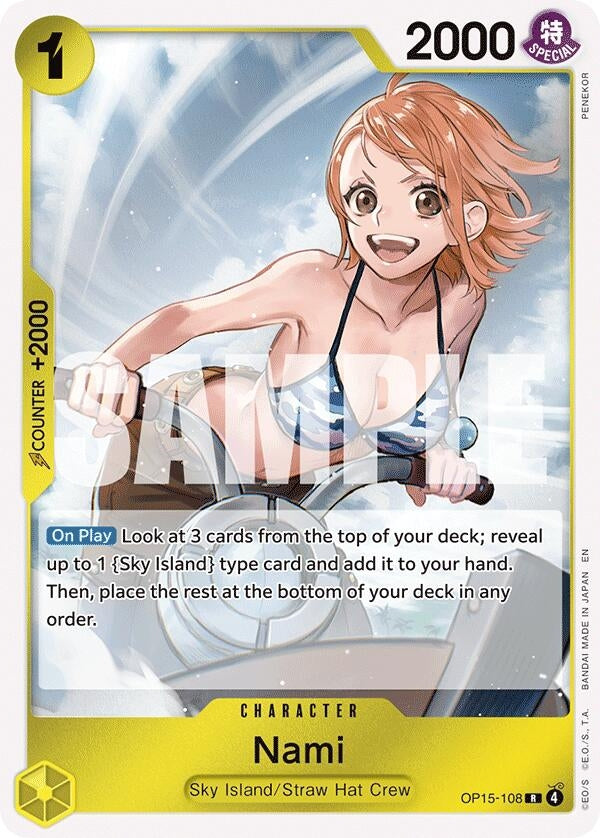 Image for Nami (OP15-108) (OP15-108) (Adventure on Kami's Island) (OP15-EB04) - One Piece Card Game