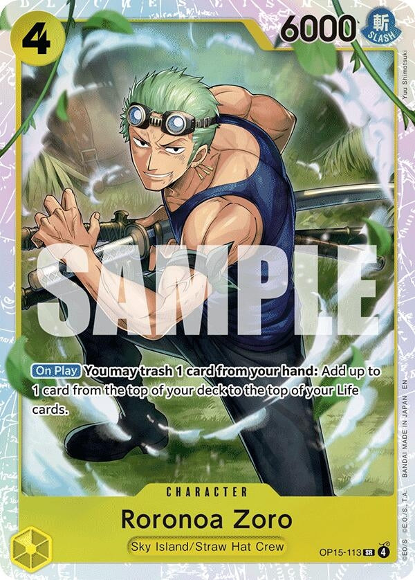 Roronoa Zoro (OP15-113) (OP15-113) (Adventure on Kami's Island)