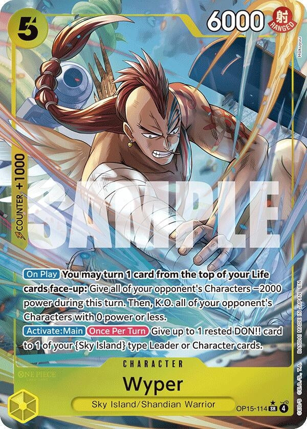 Image for Wyper (Alternate Art) (OP15-114) (Adventure on Kami's Island) (OP15-EB04) - One Piece Card Game
