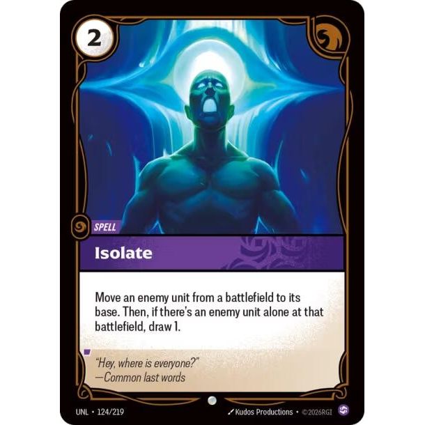 Isolate (124/219) (Unleashed) - PokeBox USA
