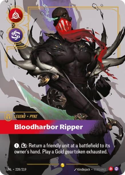 Pyke - Bloodharbor Ripper (Overnumbered) (228/219) (Unleashed)