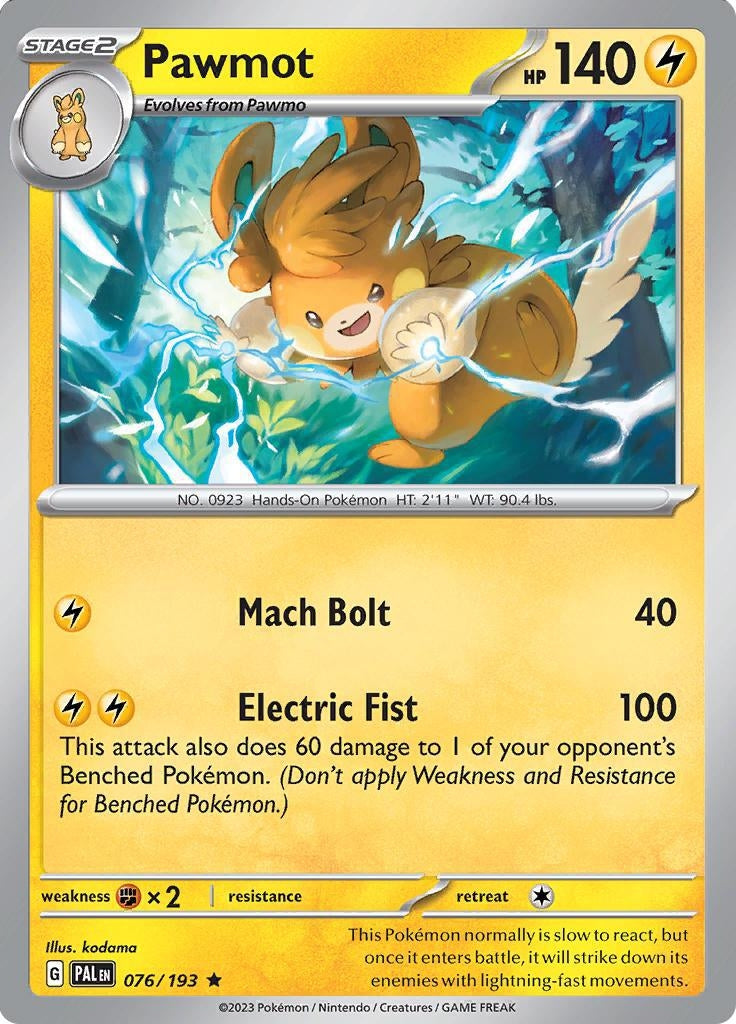 Image for Pawmot (076/193) (Deck Exclusives) (PR) - Pokemon