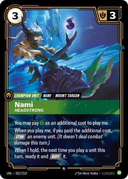 Nami - Headstrong (052/219) (Unleashed)