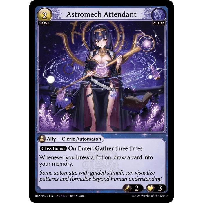 Image for Astromech Attendant (184) (Radiant Origins: Pantheon) - Grand Archive TCG