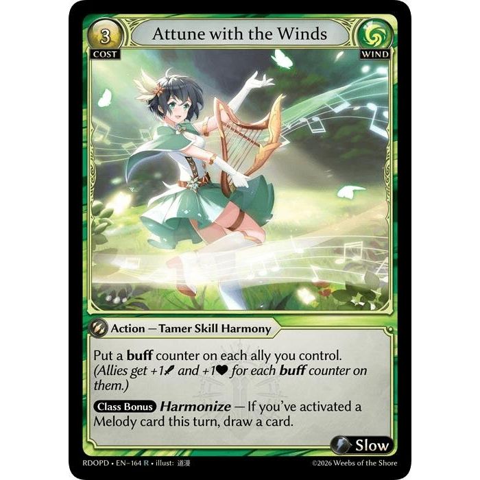 Image for Attune with the Winds (164) (Radiant Origins: Pantheon) - Grand Archive TCG