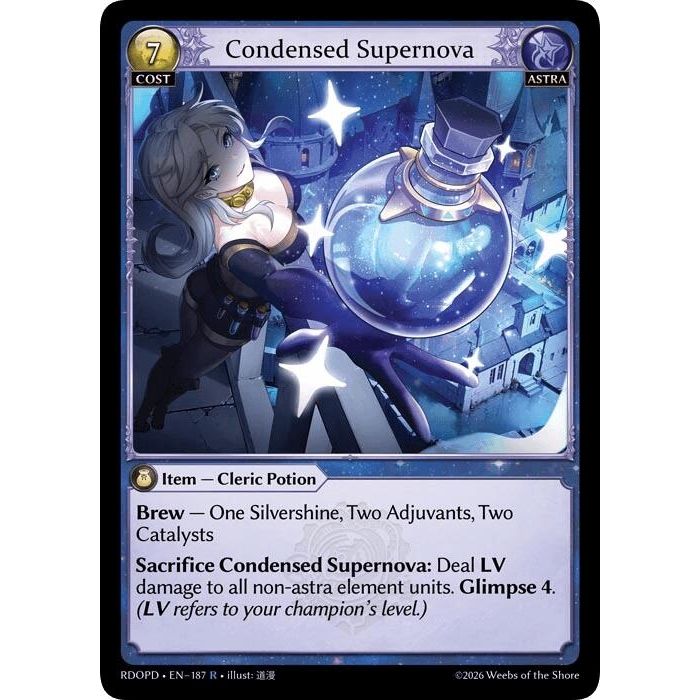 Image for Condensed Supernova (187) (Radiant Origins: Pantheon) - Grand Archive TCG