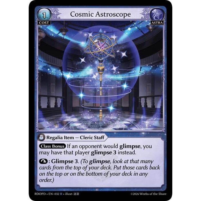 Image for Cosmic Astroscope (032) (Radiant Origins: Pantheon) - Grand Archive TCG