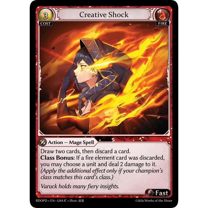 Image for Creative Shock (128A) (128A) (Radiant Origins: Pantheon) - Grand Archive TCG