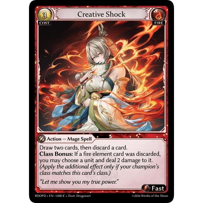 Image for Creative Shock (128B) (128B) (Radiant Origins: Pantheon) - Grand Archive TCG