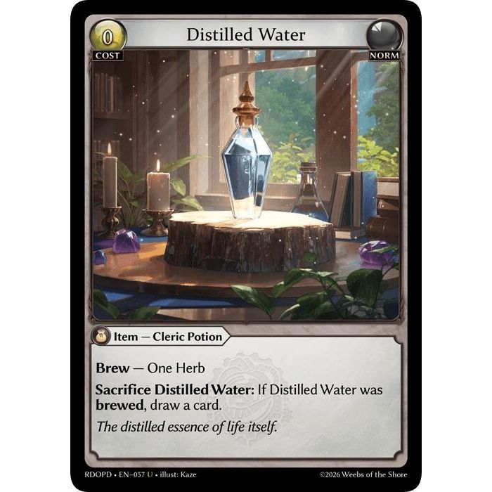 Image for Distilled Water (057) (Radiant Origins: Pantheon) - Grand Archive TCG