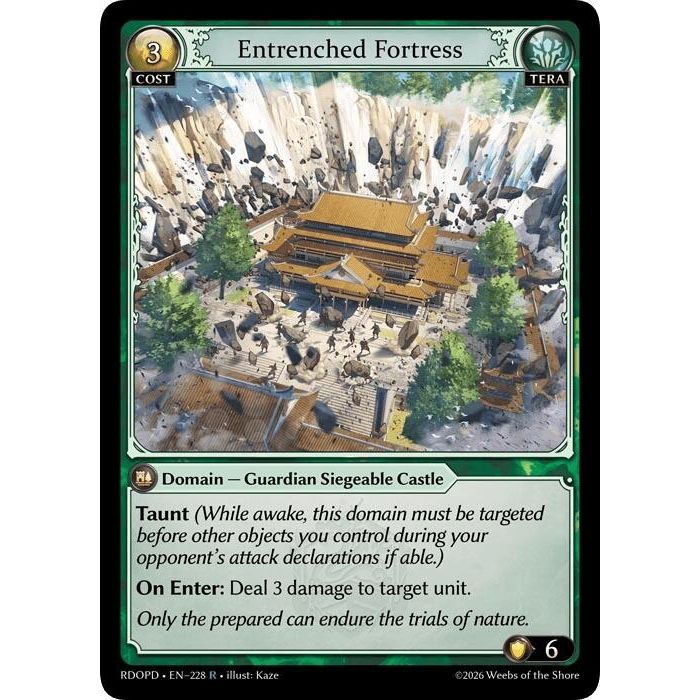 Image for Entrenched Fortress (228) (Radiant Origins: Pantheon) - Grand Archive TCG
