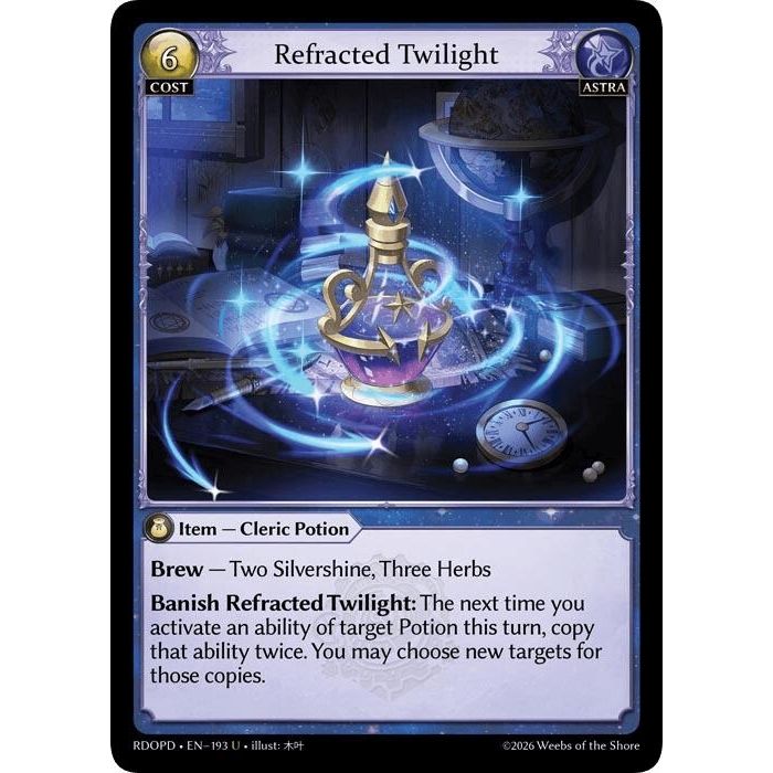 Image for Refracted Twilight (193) (Radiant Origins: Pantheon) - Grand Archive TCG