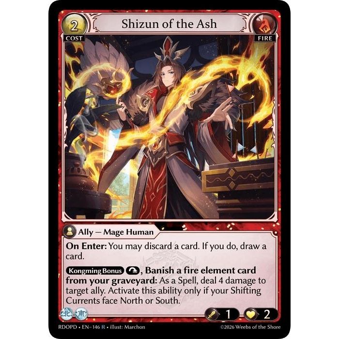 Image for Shizun of the Ash (146) (Radiant Origins: Pantheon) - Grand Archive TCG