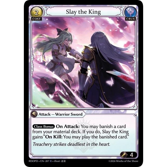 Image for Slay the King (207) (Radiant Origins: Pantheon) - Grand Archive TCG