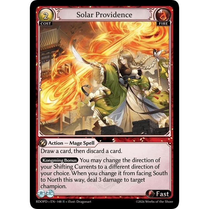 Image for Solar Providence (148) (Radiant Origins: Pantheon) - Grand Archive TCG