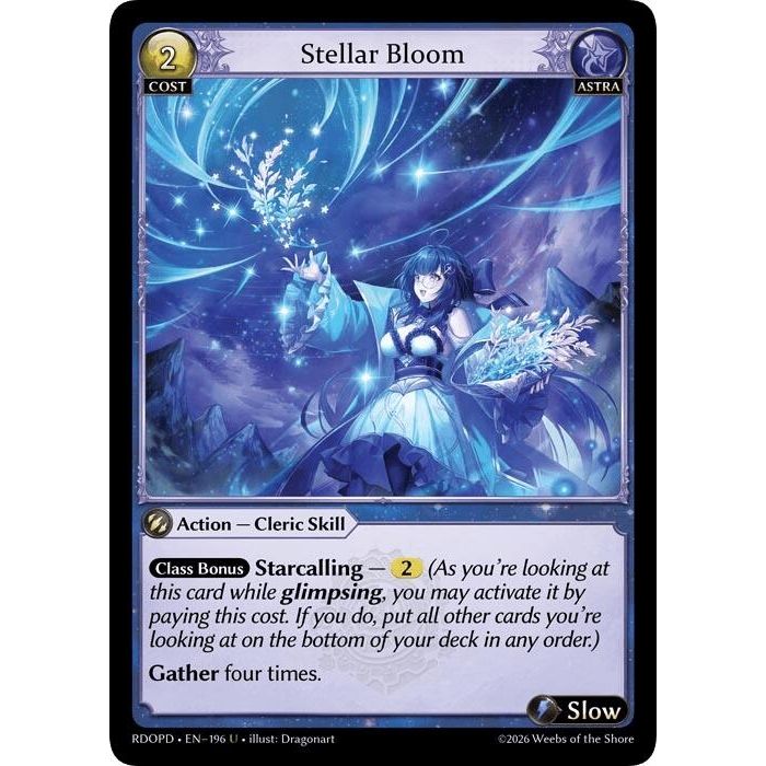 Image for Stellar Bloom (196) (Radiant Origins: Pantheon) - Grand Archive TCG