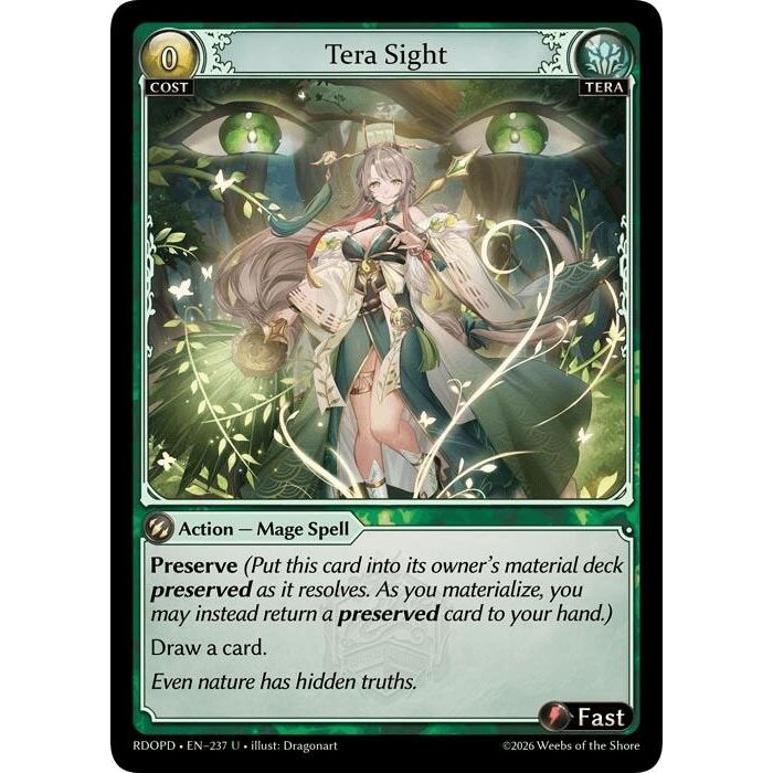 Image for Tera Sight (237) (Radiant Origins: Pantheon) - Grand Archive TCG
