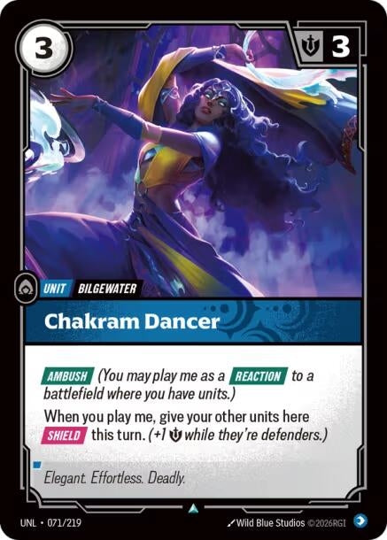 Image for Chakram Dancer (071/219) (Unleashed) (UNL) - Riftbound: League of Legends Trading Card Game