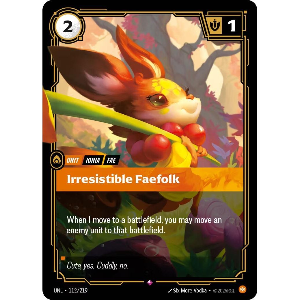 Irresistible Faefolk (112/219) (Unleashed) - PokeBox USA