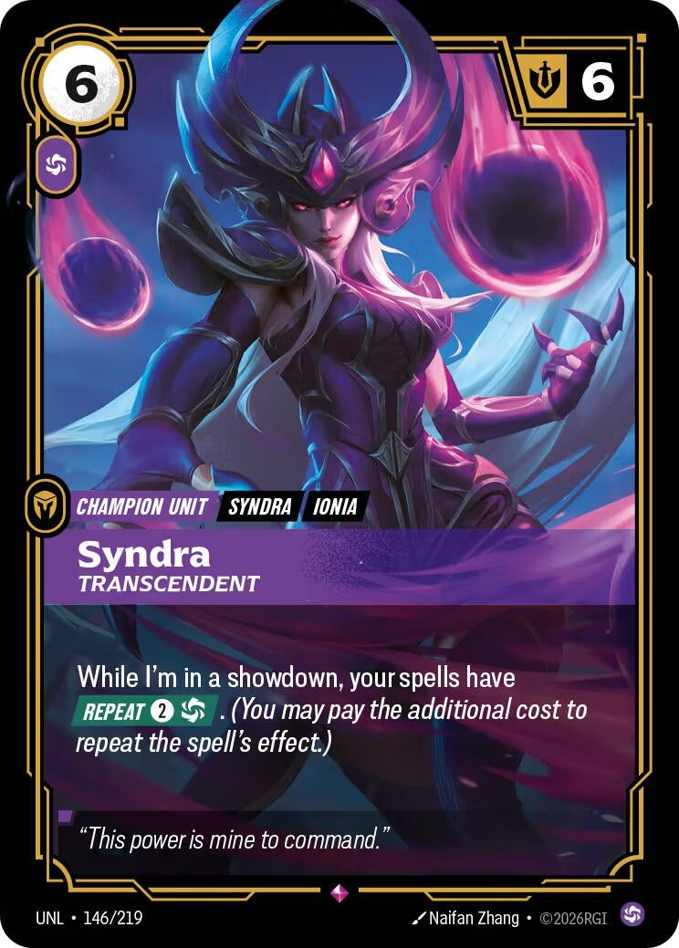 Syndra - Transcendent (146/219) (Unleashed) - PokeBox USA