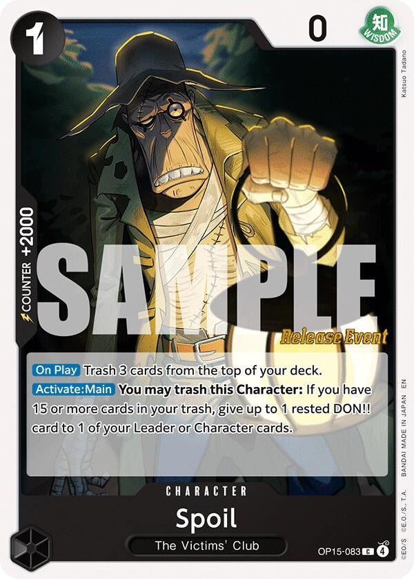 Image for Spoil (OP15-083) (Adventure on Kami's Island Release Event Cards) (OP15 RE) - One Piece Card Game