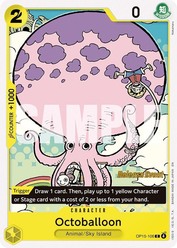 Image for Octoballoon (OP15-106) (Adventure on Kami's Island Release Event Cards) (OP15 RE) - One Piece Card Game