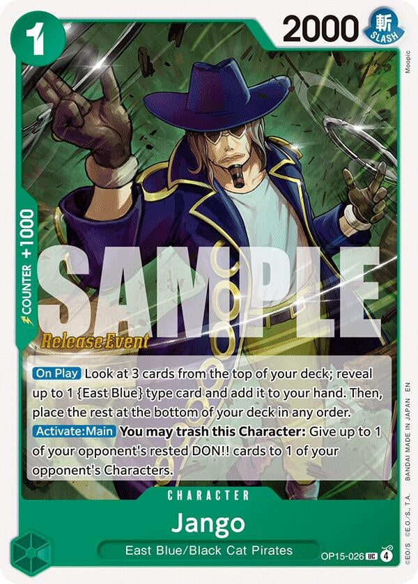 Image for Jango (OP15-026) (Adventure on Kami's Island Release Event Cards) (OP15 RE) - One Piece Card Game