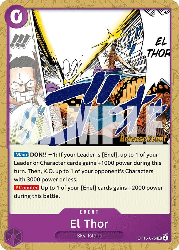 Image for El Thor (OP15-075) (Adventure on Kami's Island Release Event Cards) (OP15 RE) - One Piece Card Game