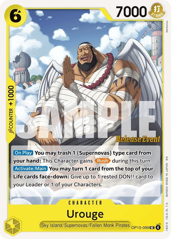 Image for Urouge (OP15-099) (Adventure on Kami's Island Release Event Cards) (OP15 RE) - One Piece Card Game