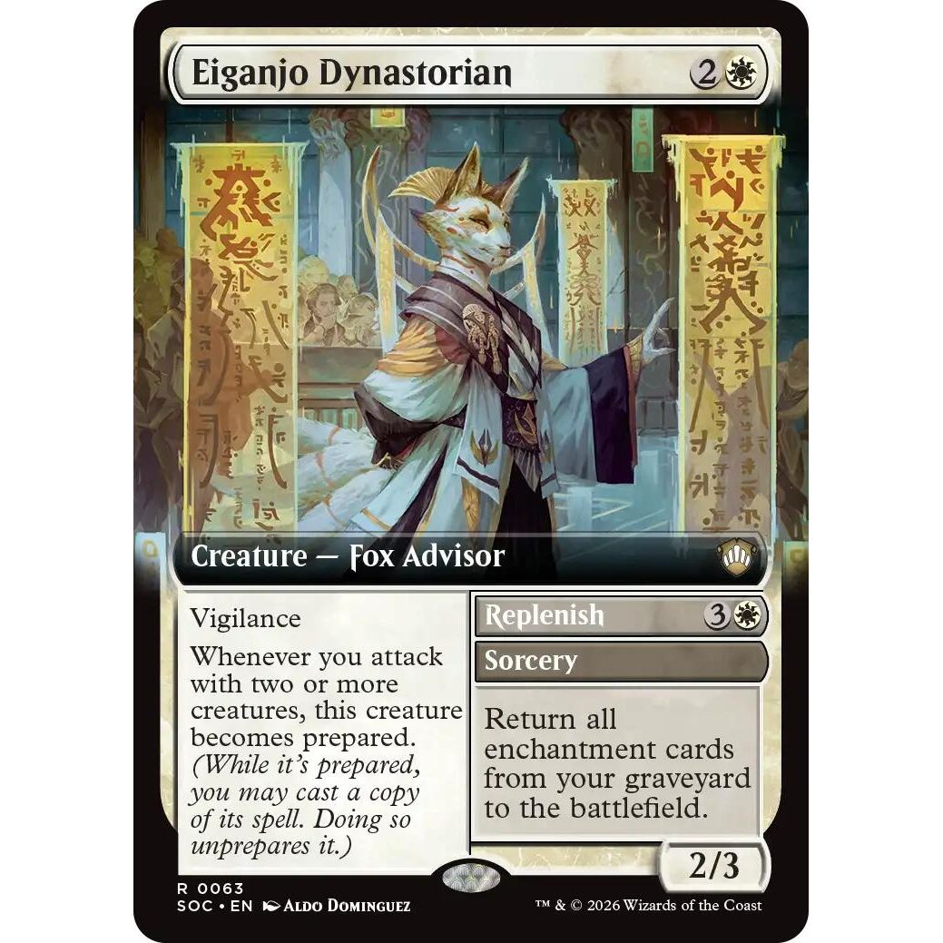 Eiganjo Dynastorian (Extended Art) (63) (Secrets of Strixhaven) - PokeBox USA