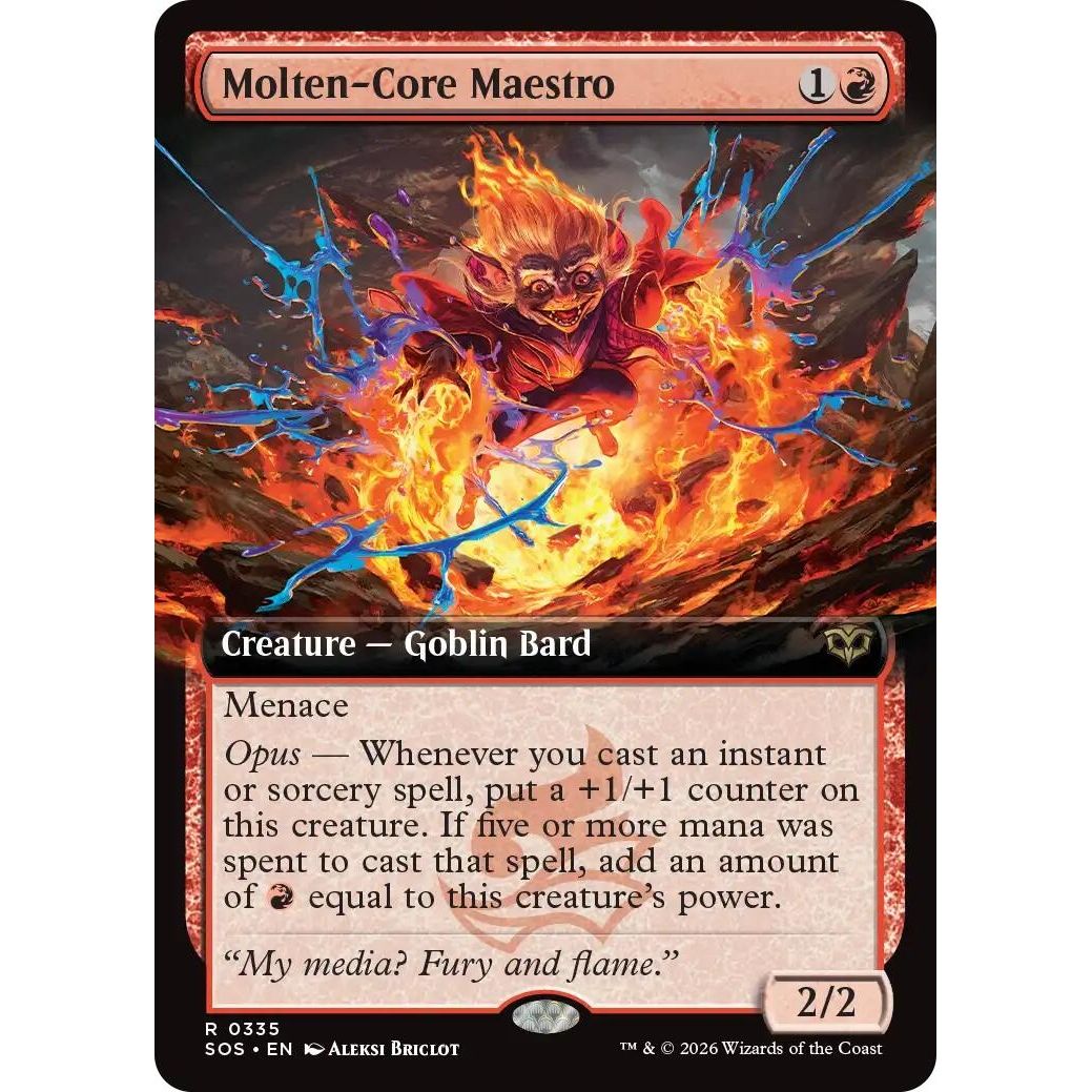 Molten-Core Maestro (Extended Art) (335) (Secrets of Strixhaven) - PokeBox USA