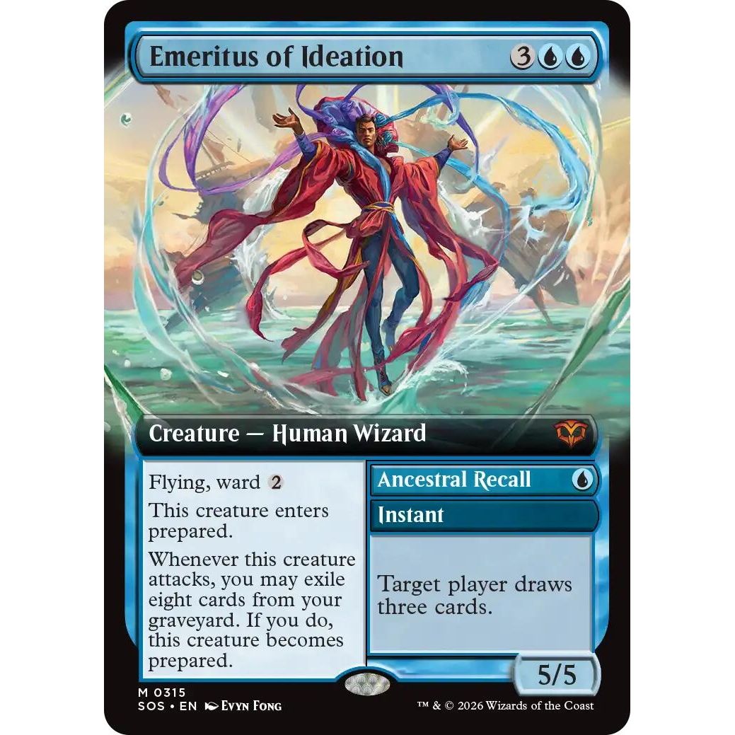 Emeritus of Ideation (Extended Art) (315) (Secrets of Strixhaven) - PokeBox USA