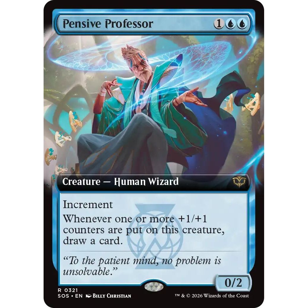 Pensive Professor (Extended Art) (321) (Secrets of Strixhaven) - PokeBox USA