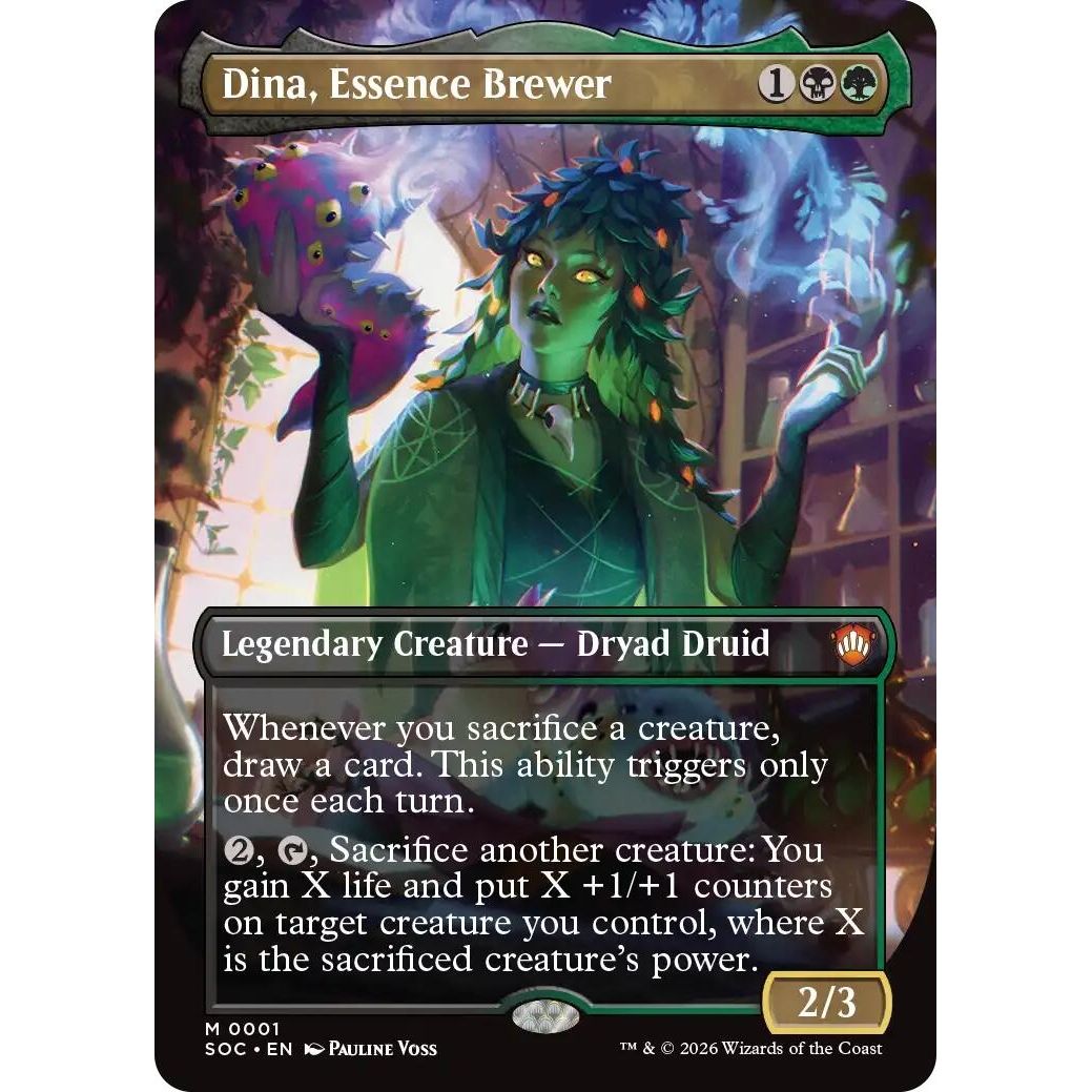 Dina, Essence Brewer (Borderless) (1) (Secrets of Strixhaven) - PokeBox USA