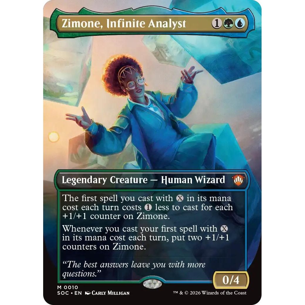 Zimone, Infinite Analyst (Borderless) (10) (Secrets of Strixhaven) - PokeBox USA