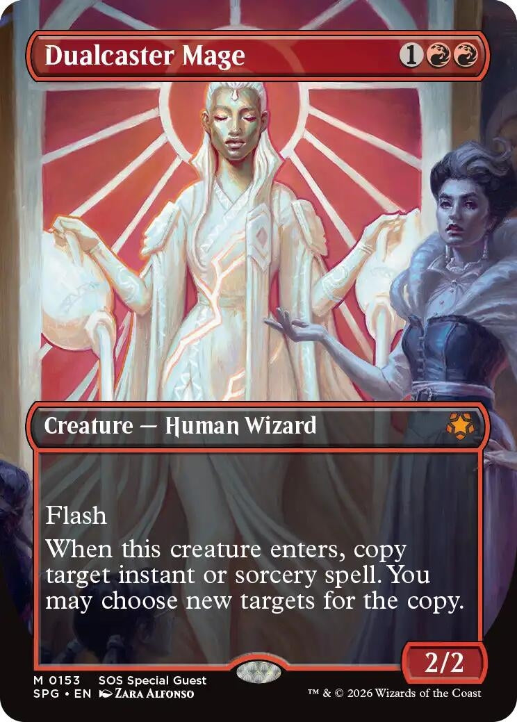 Dualcaster Mage (Borderless) (153) (Special Guests)