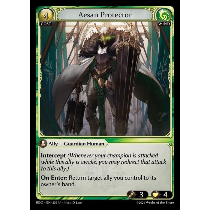Image for Aesan Protector (253) (Radiant Origins) - Grand Archive TCG