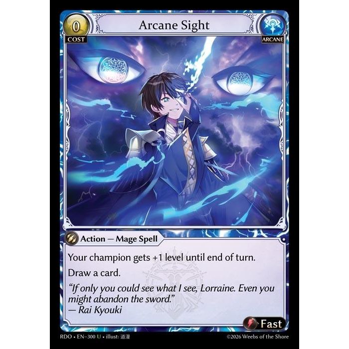 Image for Arcane Sight (300) (Radiant Origins) - Grand Archive TCG