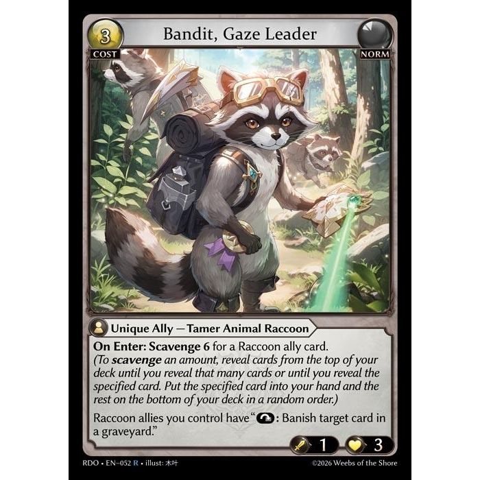 Image for Bandit, Gaze Leader (052) (Radiant Origins) - Grand Archive TCG