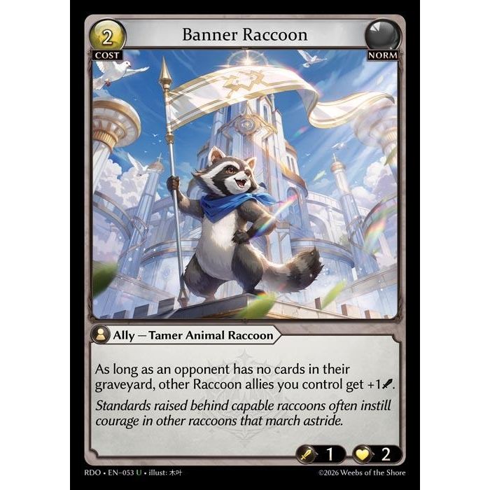Image for Banner Raccoon (053) (Radiant Origins) - Grand Archive TCG